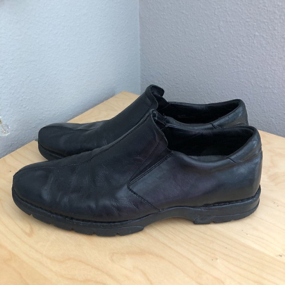 Cole Haan Black Leather Slip On Loafers Men's size 9.5 M